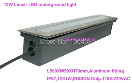 Бесплатная доставка! Линейный светодиодный светильник 50 см/шт. 12 Вт для наружного