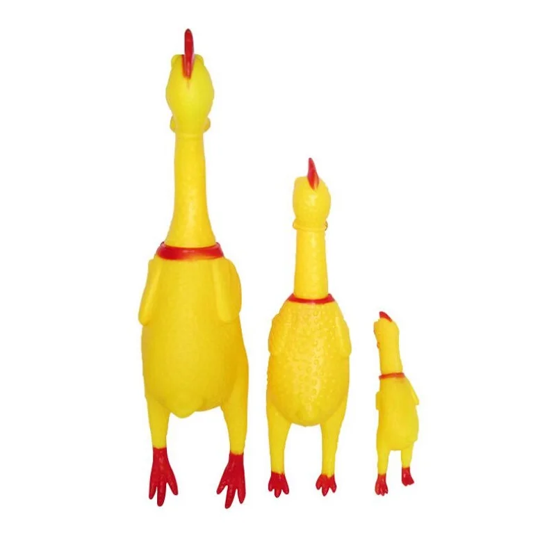 

Screaming chicken Decompression toys Squeeze Sound Toy for Dogs Chew Toy Venting Relaxing toys High quality vinyl