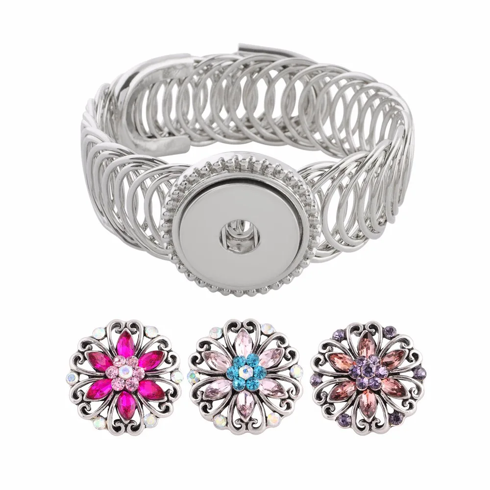 2018 Женская мода панк браслет с застежкой ювелирные изделия простой петля