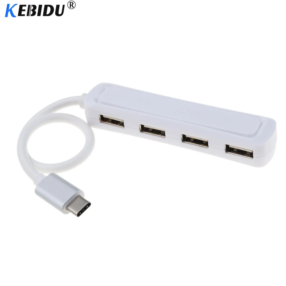 Хаб Kebidu Type c USB 3 1 к 2 0 4 портовый разъем разветвитель адаптер для ПК ноутбука