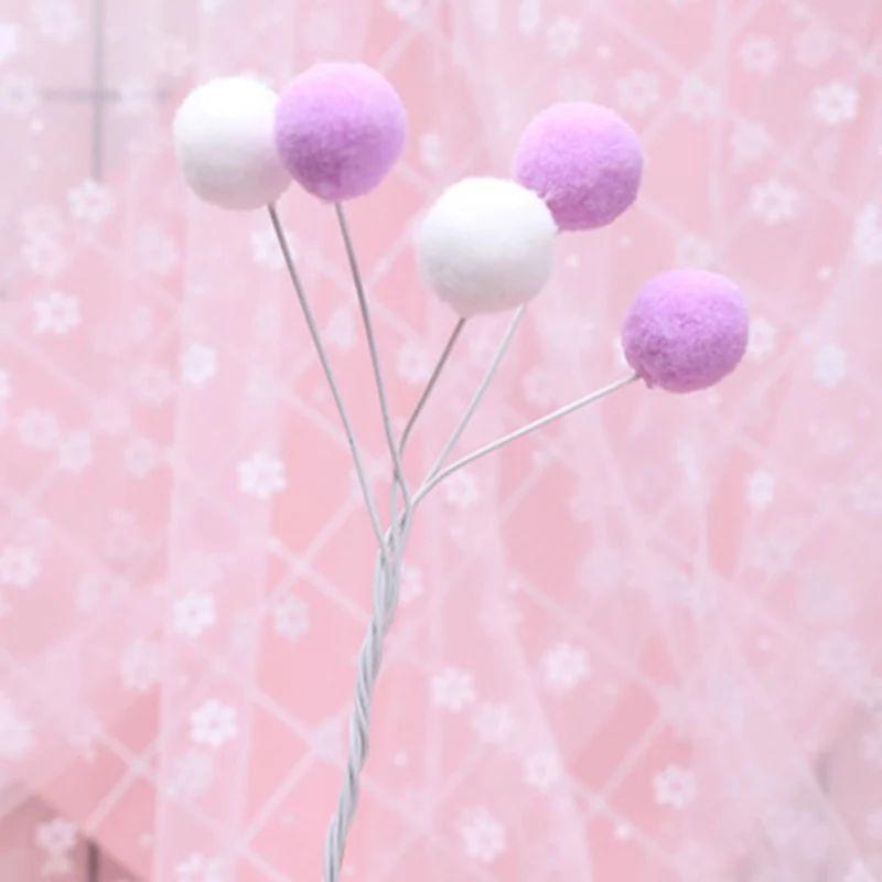 5pcs small purple Розовая Корона сердце Unicron торт Топпер Фигурка кролик Рождественский шар торт украшение для детского шоу Свадьба День рождения кекс tooper - Цвет: 5pcs small purple