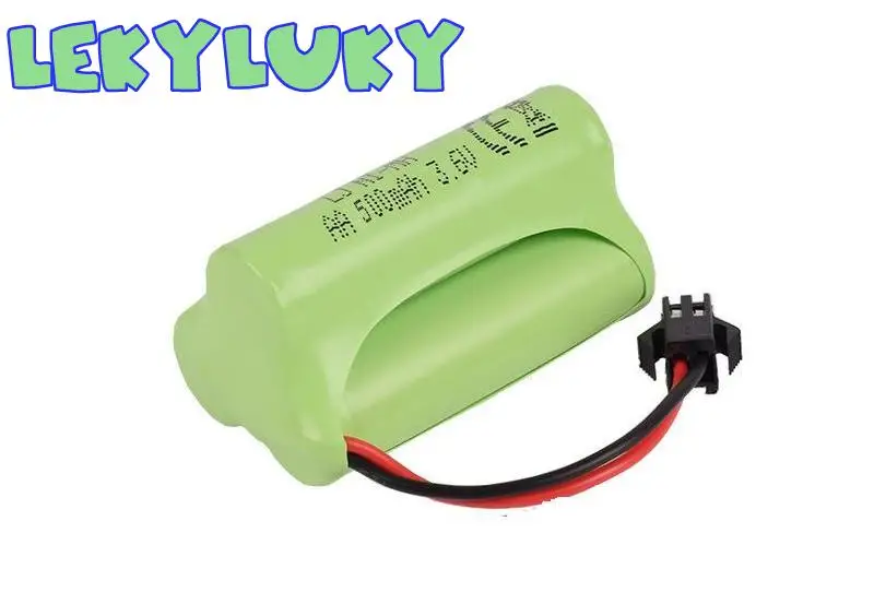 

LEKYLUKY 3.6V 500mah Ni-MH AA rechargable battery with SM 2P plug for R/C car R/C tank R/C boat R/C truck 4pcs/lot