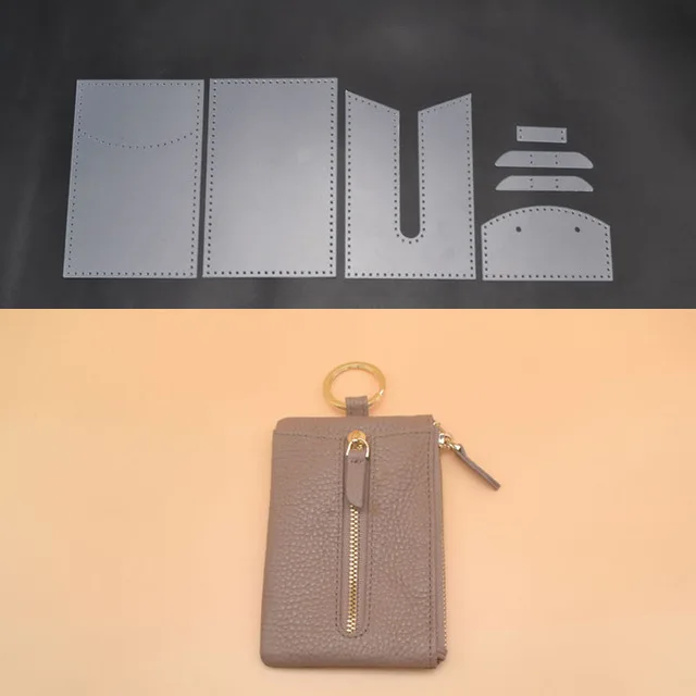 1 комплект трафарет ПВХ шаблон DIY брелок мешок с застежкой молнией Декоративный