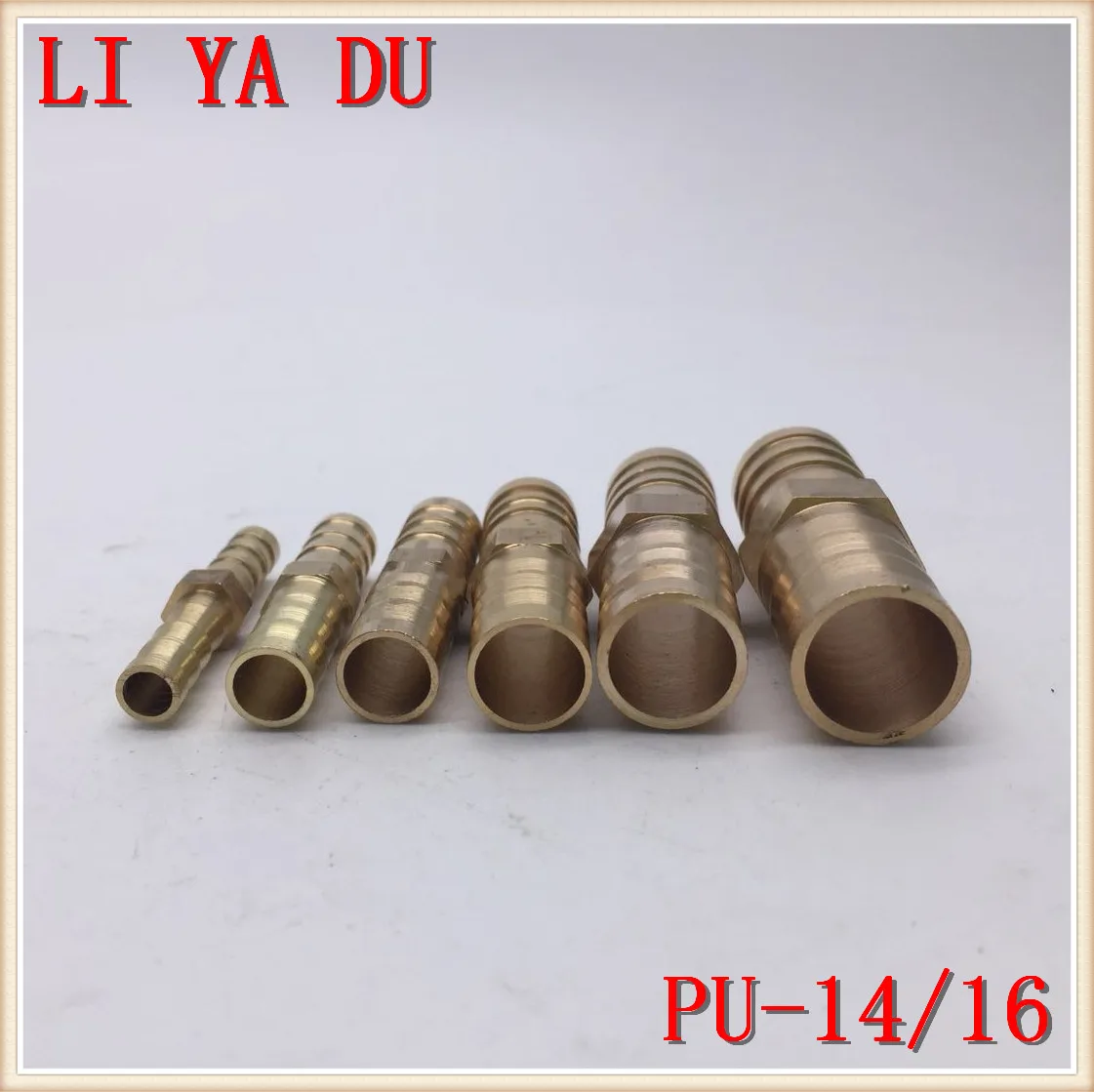 4 шт./лот PU14 PU16 медная пагода соединение Латунное соединение/водопровод/газ PU-14 PU-16