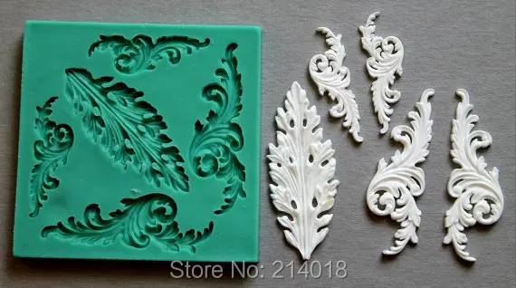 

Silicone Mould Metal Ornaments Sugarcraft Cake Decorating Fondant Mold Cake Decor Moulds Resin Clay Aroma Stone PRZY 001
