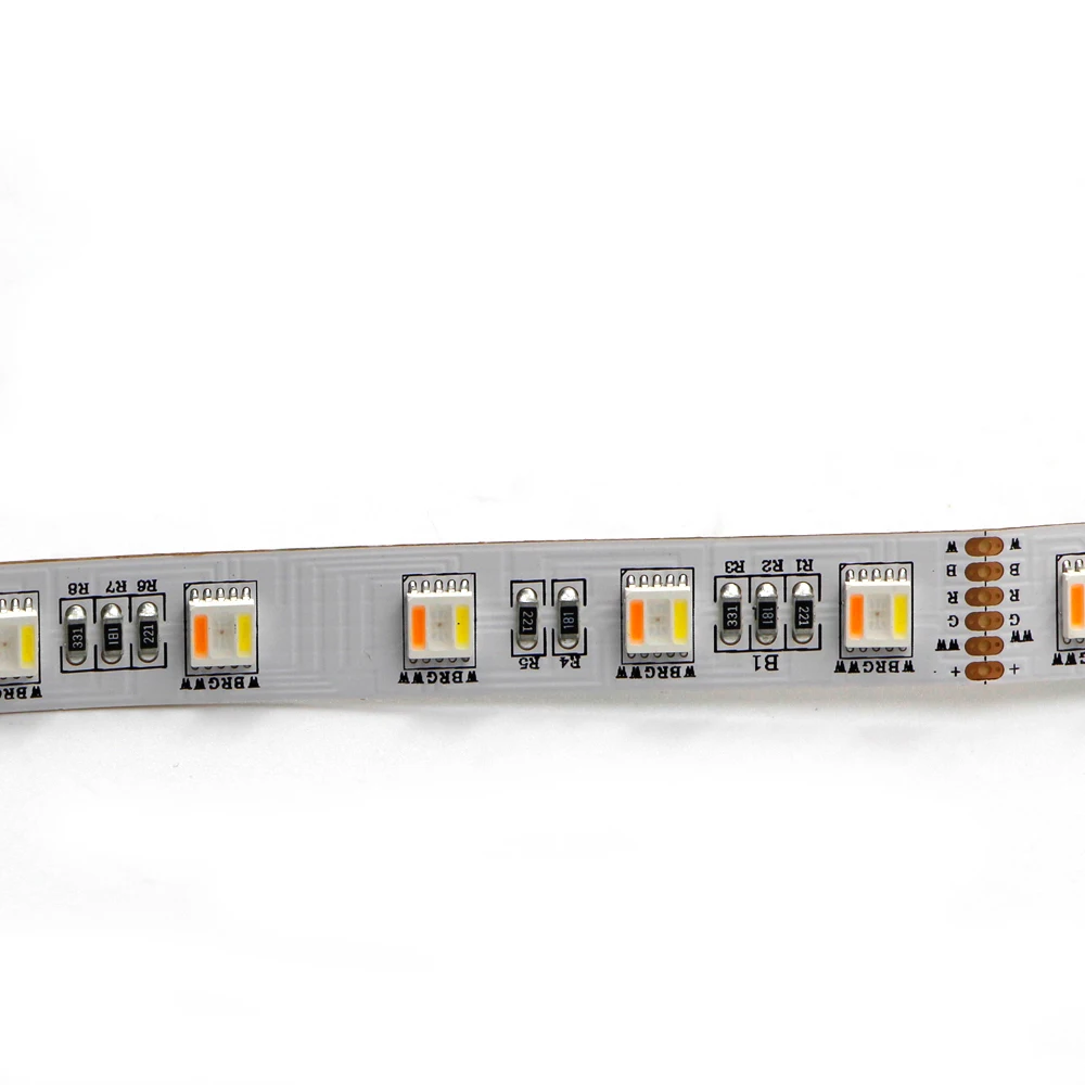 RGB CCT Светодиодная лента 5 видов цветов в 1 шт. RGBW лампа + белый теплый SMD 5050 DC12V 0 м ip67