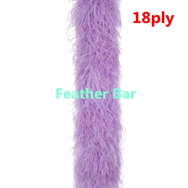 Новое поступление! 10 м/лот светло-фиолетовые костюмы боа из страуса/отделка для