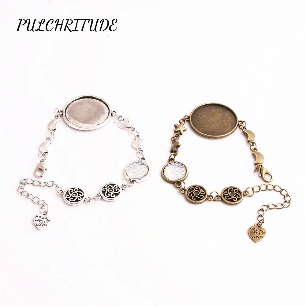 PULCHRITUDE металлический сплав Серебряный 3 шт рыбья чешуя Камея ручной работы