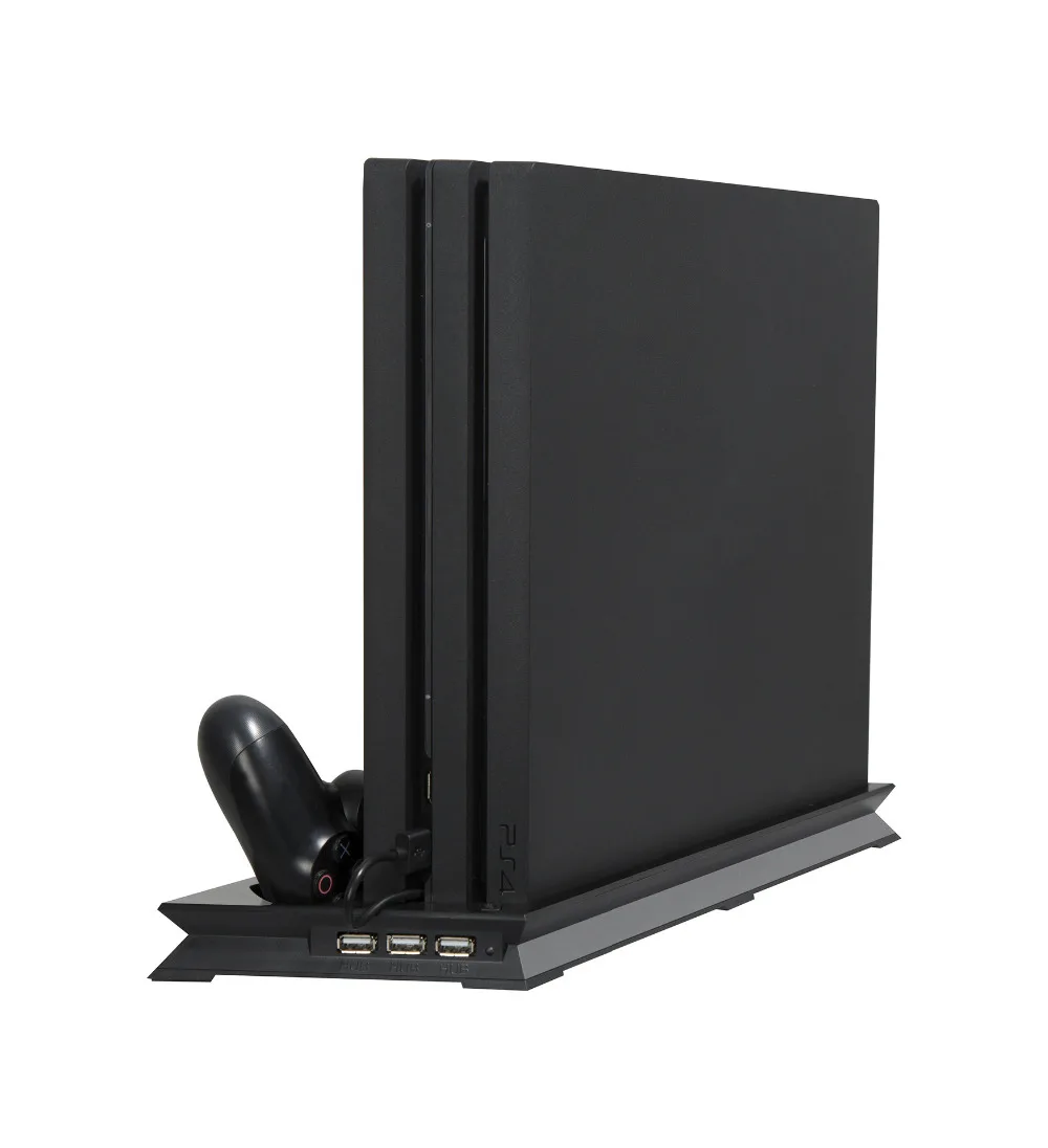 Вентилятор охлаждения PS4 Pro вертикальная подставка двойной контроллер зарядная