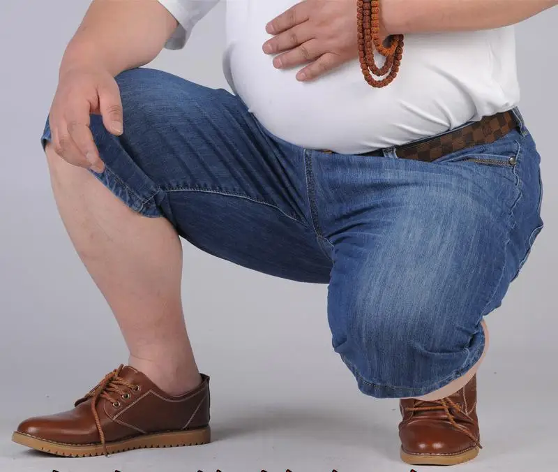 Loose Pants Straight Jeans Shorts Men 