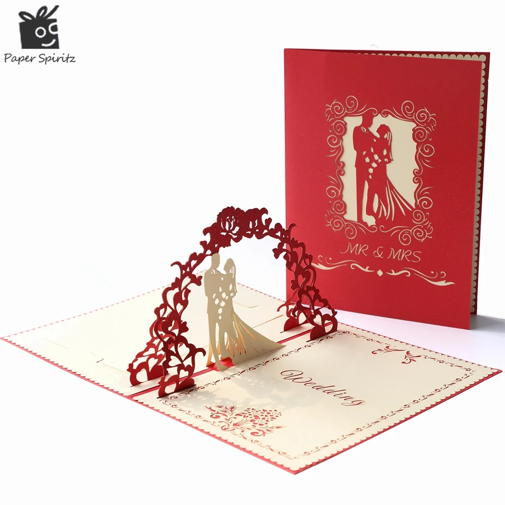 

Wedding Invitations Greeting Cards 10pcs with Envelope for Wedding Customizable