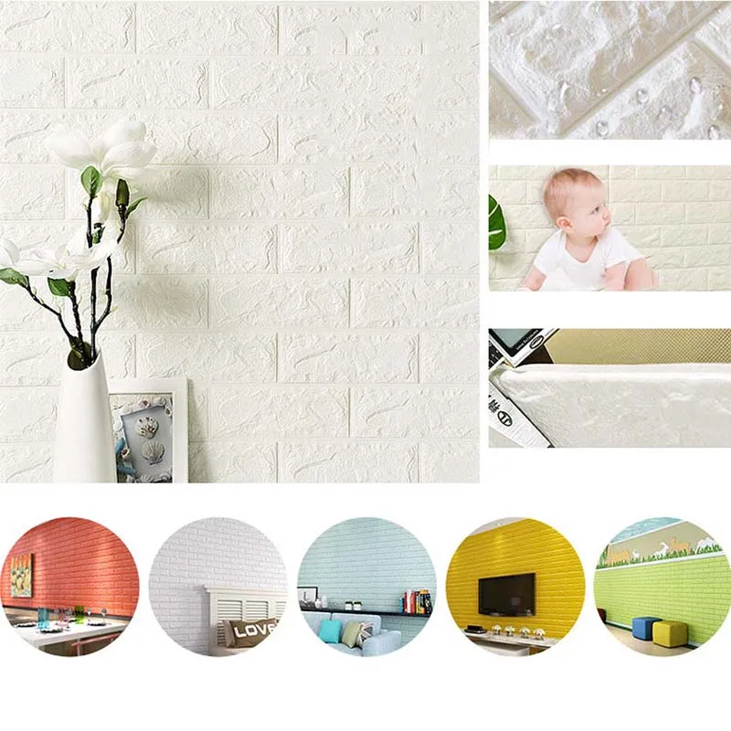 Утолщенная 3D Наклейка на стену украшение для спальни сделай сам самоклеящаяся