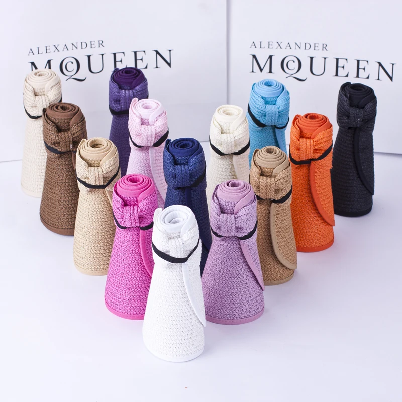 Лидер продаж 2020 пляжная кепка солнцезащитный козырек Пустая Шляпа летние