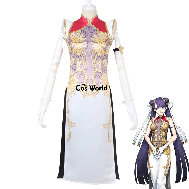 FGO Fate Grand Order 3 я годовщина марта Чонсам платье наряд Аниме косплей костюмы|Игровые