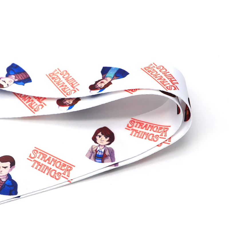 Ремешок для брелка ID Card Pass Stanger Things, держатель для мобильного телефона, держатель для бейджа, висячий канат, Lariat, держатель для ключей, Q897