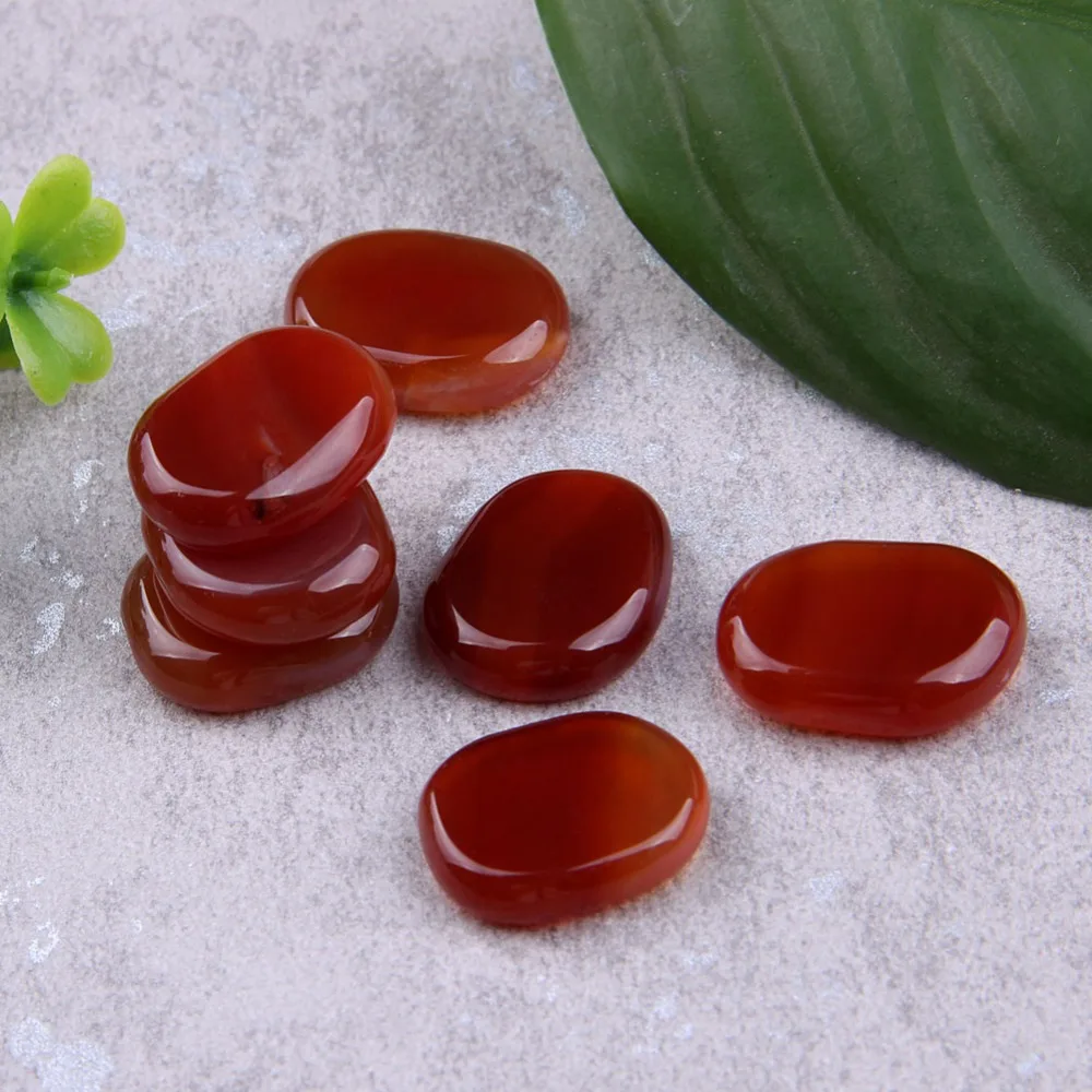 7 шт. набор сердолической чакры пальмового камня лечебный Кристалл Рейки агат