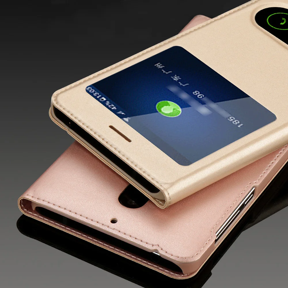 Откидной кожаный чехол для телефона Nokia 6 Nokia6 5,5 дюймов роскошный противоударный чехол с прозрачным окном 360 полный защитный чехол