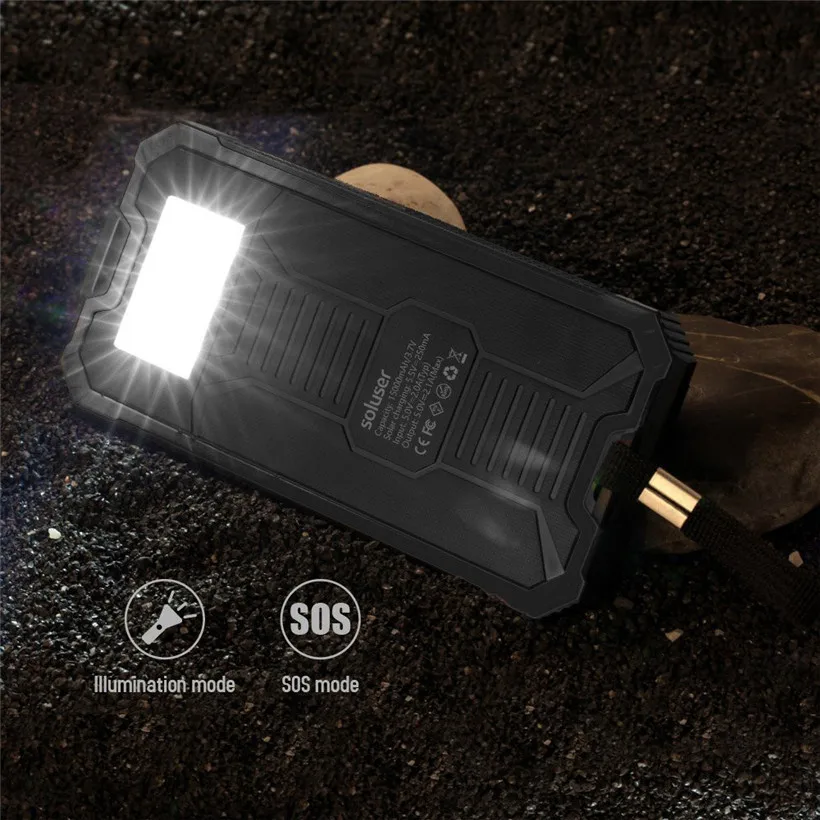 OMESHIN светодиодный внешний аккумулятор с двумя usb-портами, чехол с солнечной панелью, зарядное устройство, набор для самостоятельной сборки, коробка для смартфона 180123, Прямая поставка
