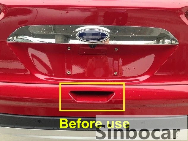 Хромированная накладка на дверную ручку заднего багажника из АБС-пластика чашу