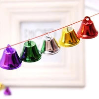 hot sale 10 pcs diy metal creative mini colorful small bell musical percussion instruments pendant bell crafts entertainment