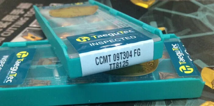 Токарный инструмент Taegutec CCMT 09T304 FG TT8125 твердосплавные пластины CCMT09T304FG для