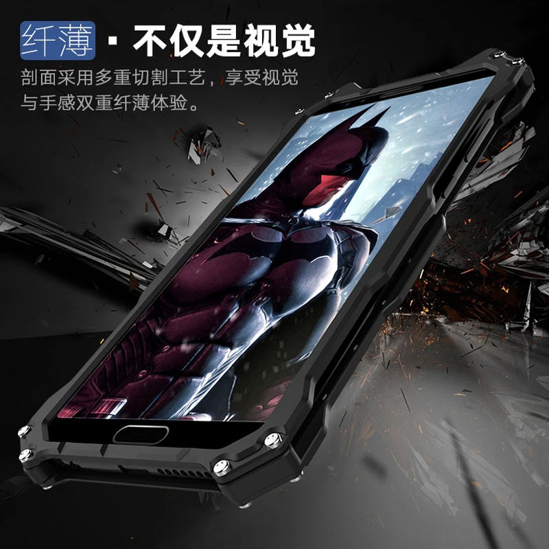 R just Luxury Doom Heavy Duty Armor металлический алюминиевый чехол для Huawei Nova 2 Nova2|Бамперы| |
