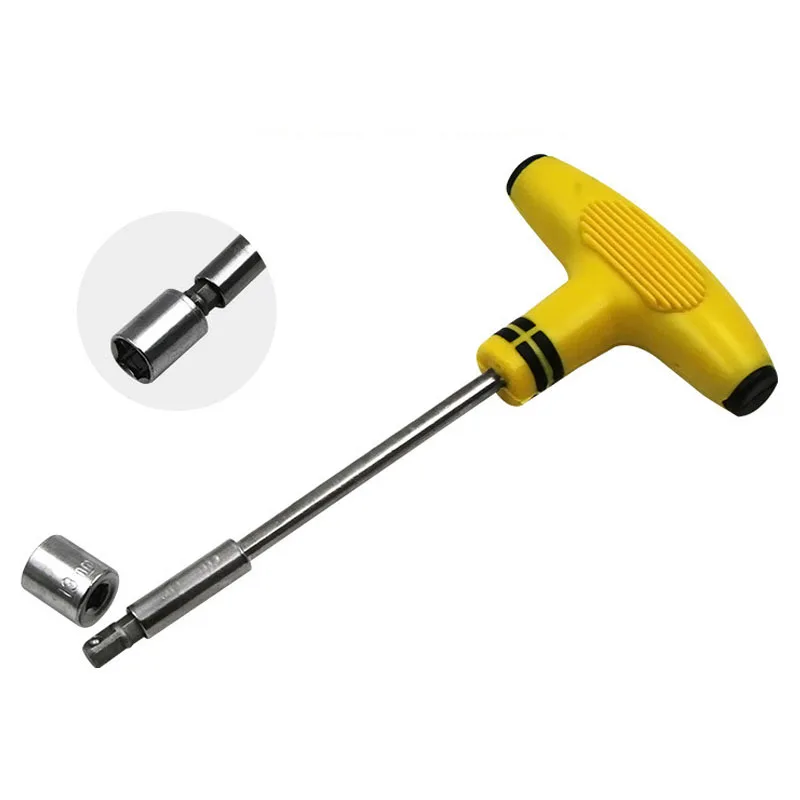 URANN 1pcs Multifunctional T-Sleeve 6.7mm Magnetic Socket Wrench Screwdriver Bread Handle Batch Set | Инструменты