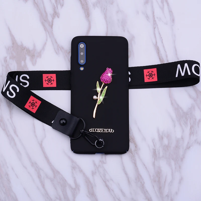 Чехол на заднюю панель с розовыми цветами для Xiaomi Redmi Note 7 5 6 Pro Go 6A 5A 4X чехол Mi 8 A2 Lite