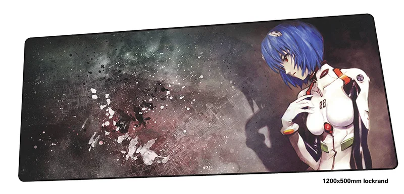 Size 1200x500mm Evangelion Коврик для мыши 1200x500 мм HD шаблон игровой коврик для мыши Коврик для геймера модная игровая компьютерная настольная клавиатура со встроенной мышью игровые коврики - Цвет: Size 1200x500mm