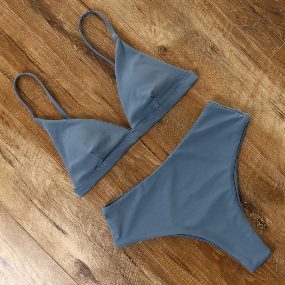 Сексуальный купальник с эффектом пуш ап женский стринги бикини комплект высокой