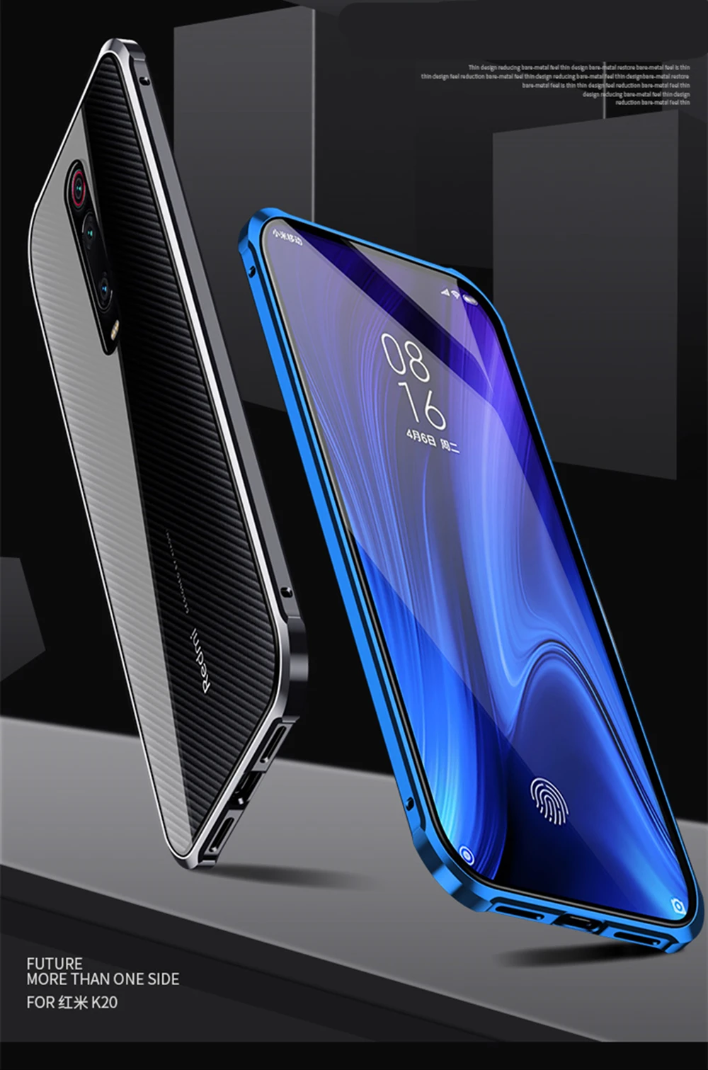 Магнитный адсорбционный металлический чехол для телефона Xiaomi 9 9se Redmi K20 Note 7 Pro CC9 A2 6X9 T двусторонний Магнитный чехол из закаленного стекла