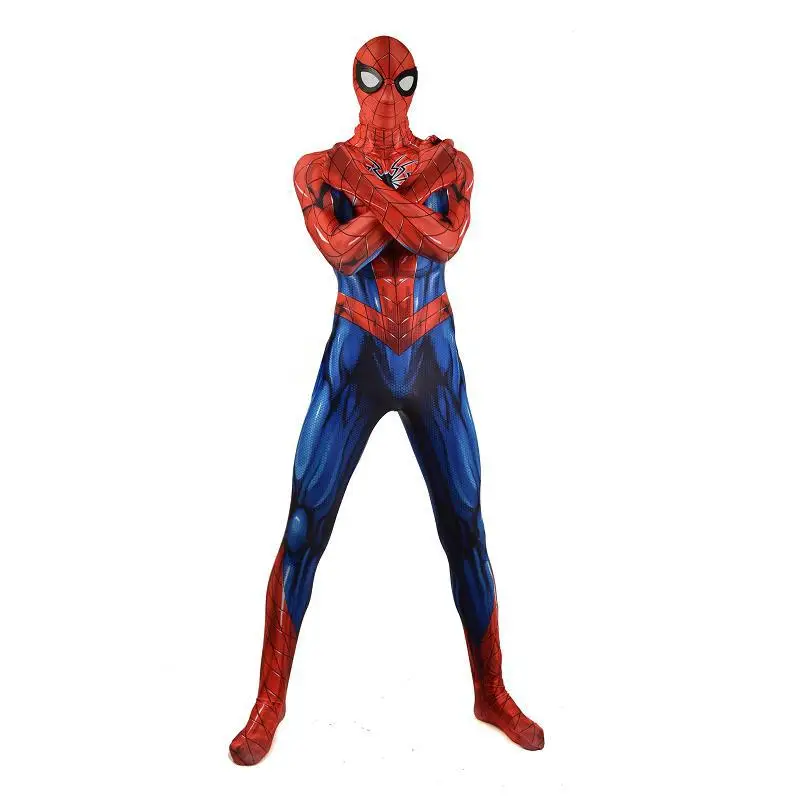 Новейшие все Новые разные костюм Человека паука спандекс зентай игры Spidey Косплей