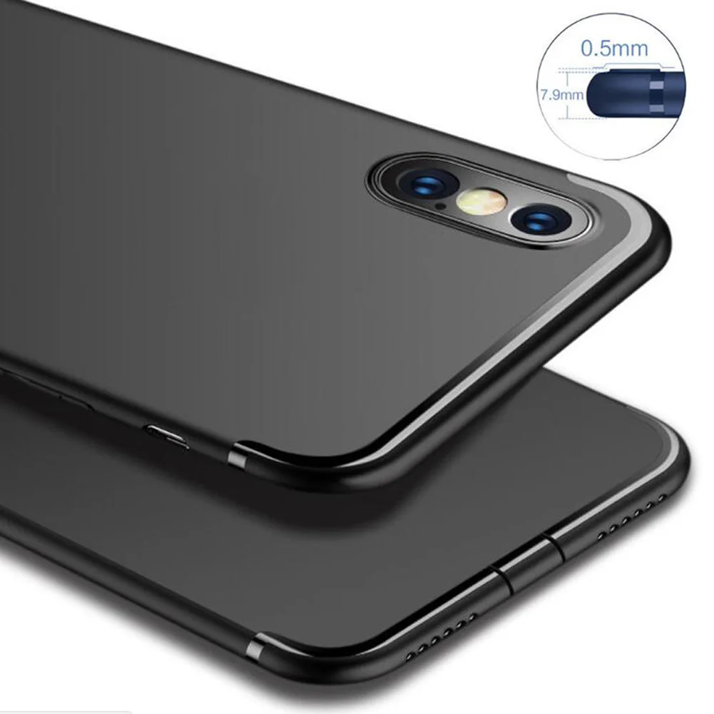 Jetjot силиконовый чехол для iPhone XS максимальный Чехол 7 8 Plus X XR Ультратонкий XS/XS Max/XR |