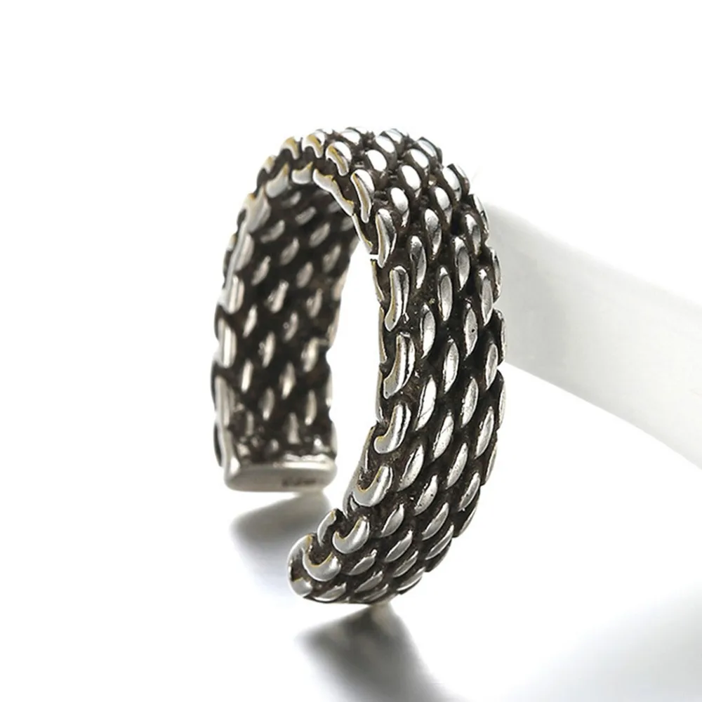 Chandler Unique Tail Wide Antique Net Pattern Ring For Women Men Unisex Open Kunckle Toe Bague Anillos Anel Drop Shipping | Украшения и