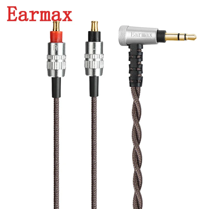 Наушники Earmax 113A A2DC OCC с посеребренным покрытием обновленный кабель для наушников