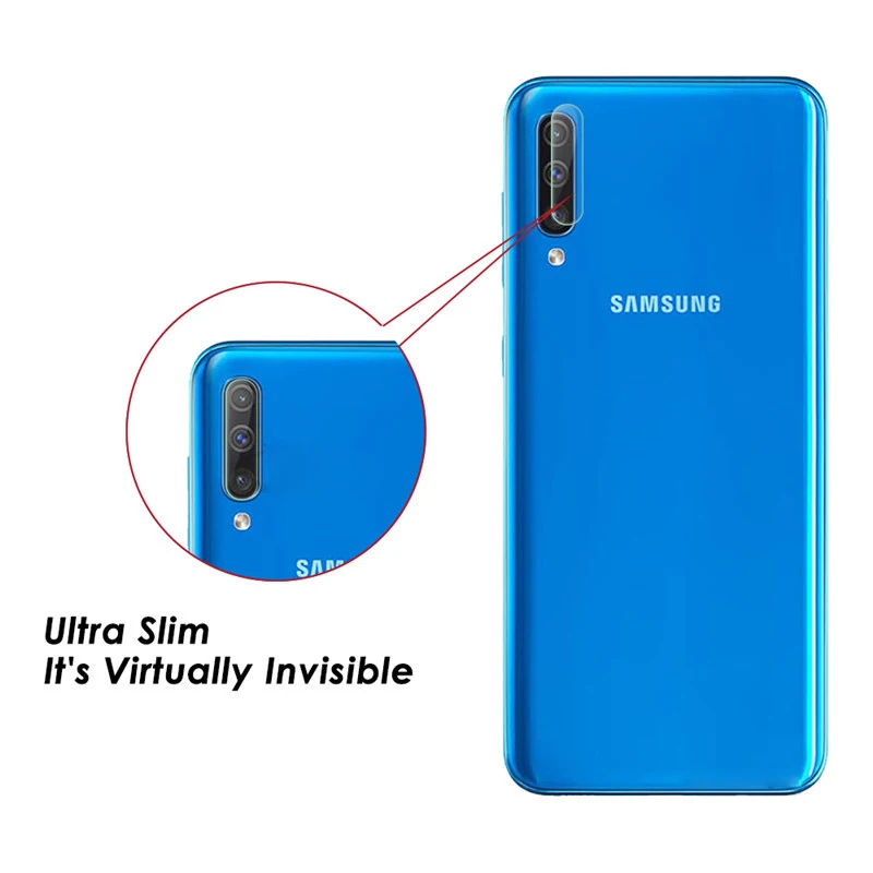 Задняя крышка объектива камеры для Samsung Galaxy A50 чехол из закаленного стекла A10 A30 A70