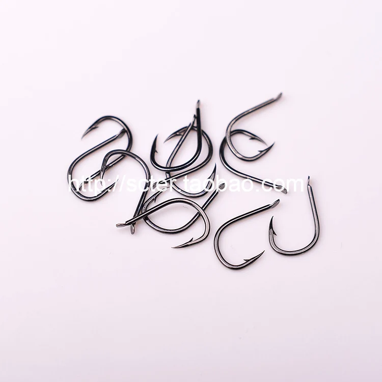 100 Pcs рыболовный крючок новые Канто крючки Без Бородки с высоким содержанием углерода Сталь колючей крючок из высокоуглеродистой Сталь 1/2/4/6/8/13# Fly коробка для рыболовной снасти
