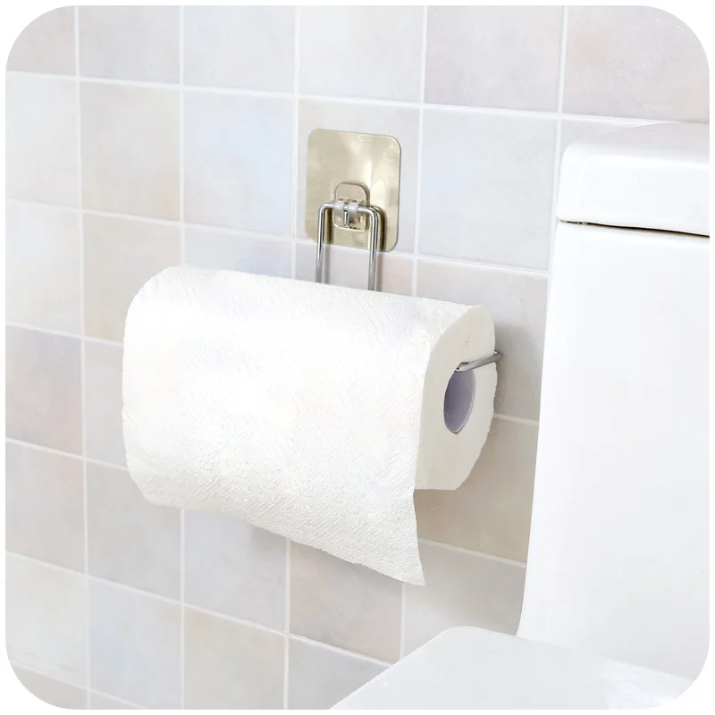 1 комплект Творческий Бесшовные Бесплатная ванная комната вешалка для полотенец