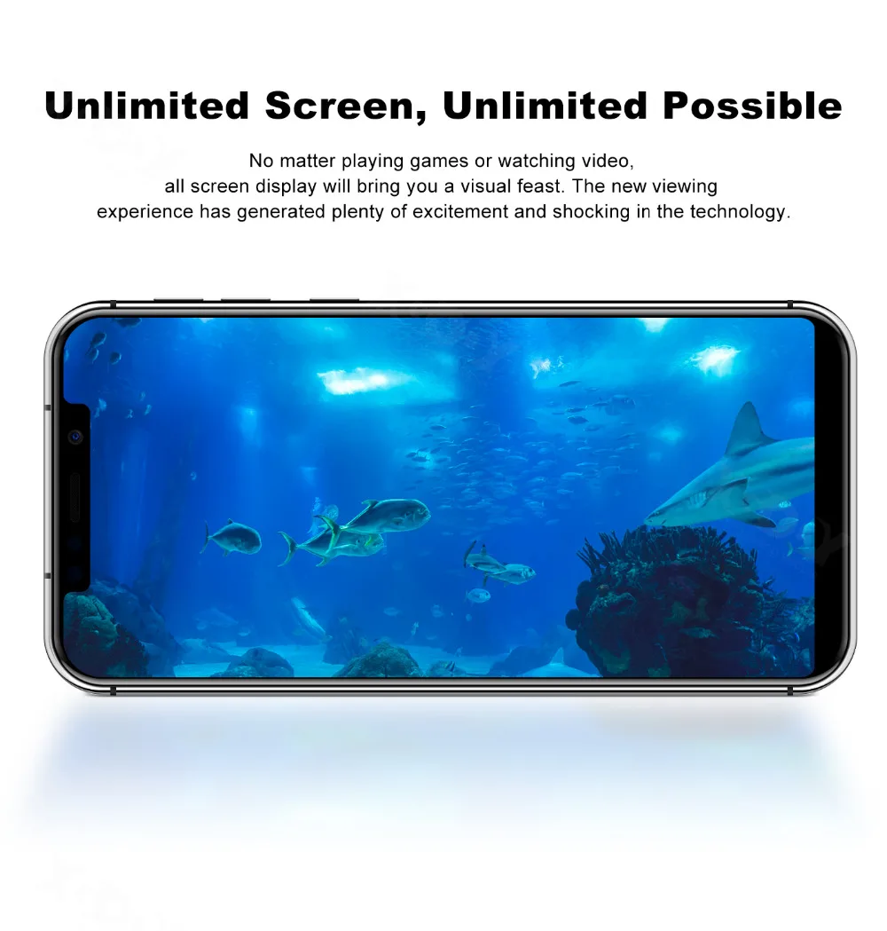 19:9 экран XGODY Fluo N 4G разблокировка 5,7 дюймов смартфон Android 8,1 Oreo четырехъядерный 3 ГБ+ 32 Гб мобильный телефон с функцией распознавания лица 2500 мАч