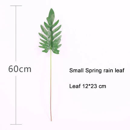 S Spring rain leaf Оливковое Холли, Вишня Чили, Милан, мятный кленовый лист Чили, искусственное пластиковое растение для свадьбы, украшение для йоги на весну - Цвет: S Spring rain leaf