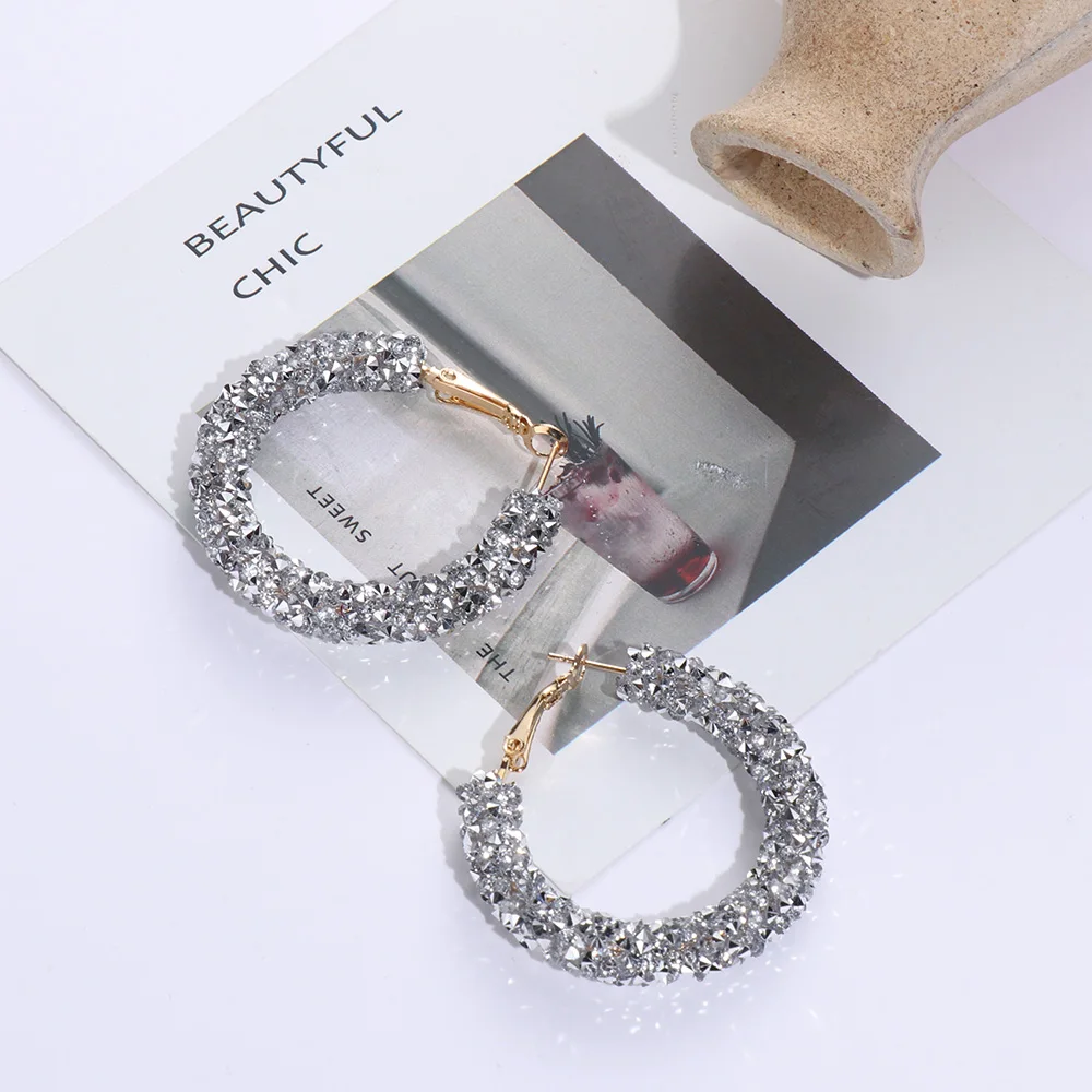 1 пара новые дизайнерские серьги-кольца