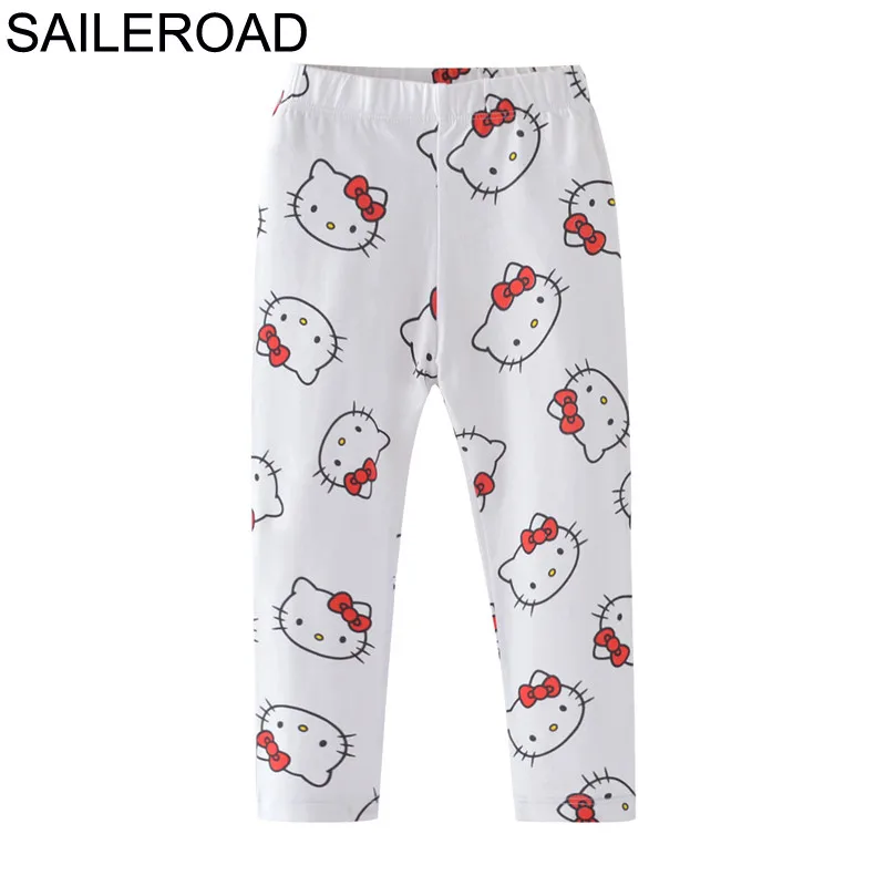 SAILEROAD/леггинсы для девочек с принтом кролика; брюки для детей; теплые штаны; осенние детские обтягивающие штаны; весенние леггинсы для девочек; одежда