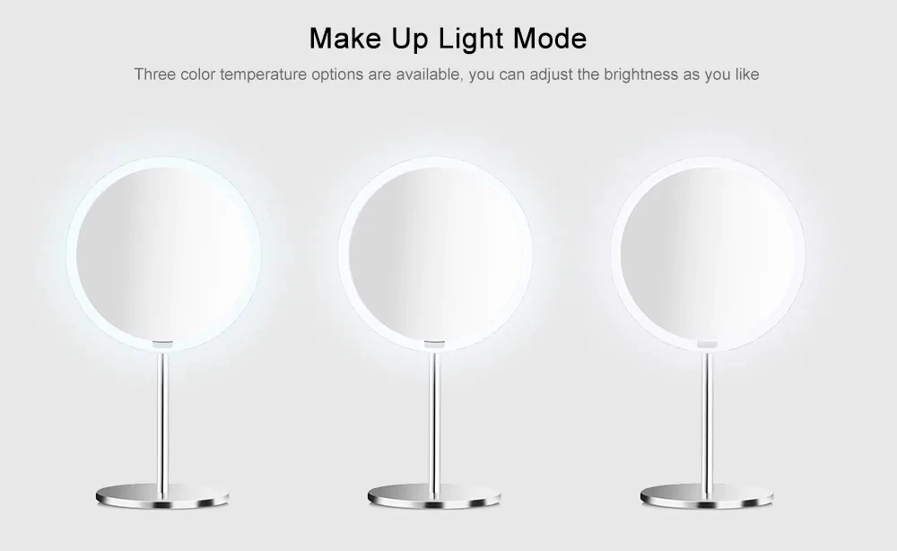 Xiaomi Mijia Yeelight портативный светодиодный зеркало для макияжа с регулируемой яркостью умный датчик движения ночник