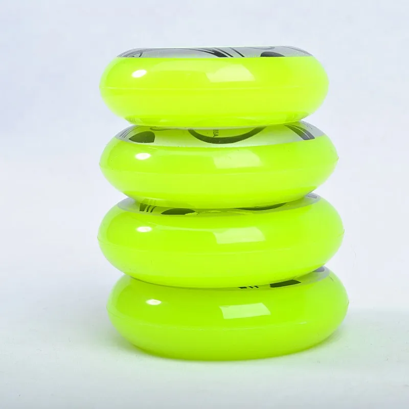 Бесплатная доставка роликовые коньки колеса PU материал 608RS ABEC 7 подшипник 8