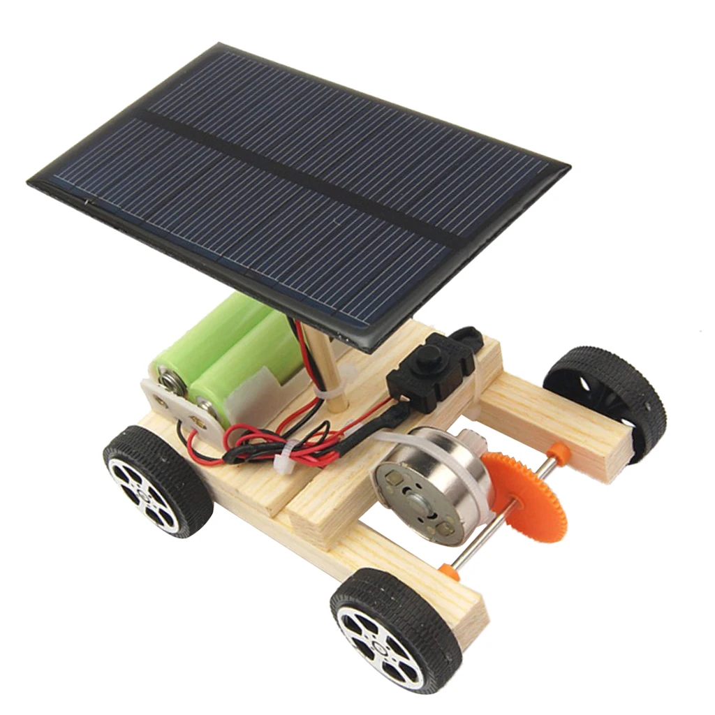 

Physics Science Education Solar Kids Car Model Electric Motor Experiment 5V Low Power Smart IQ Training Toy