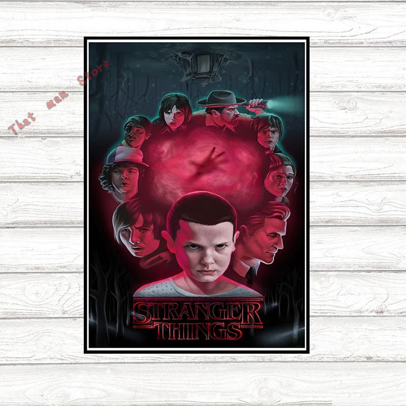 Season 2 Sci-Fi Stranger Things Horror coated paper Poster Decorative Wall Paper Posters Home Decor Gift | Дом и сад