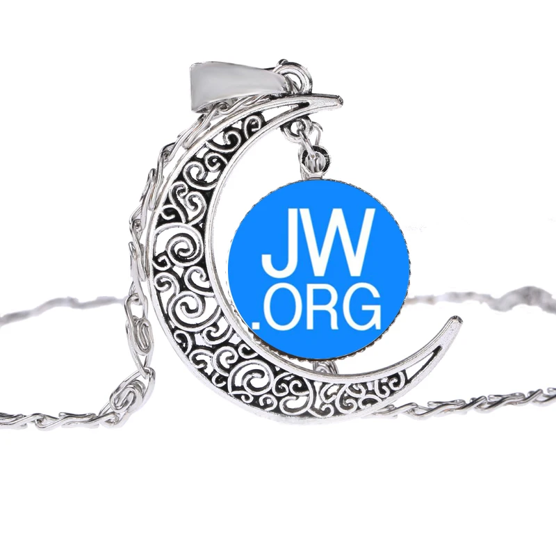 Азиатских Новое поступление JW. Орг Иеговы ожерелье в форме полумесяца Форма арт