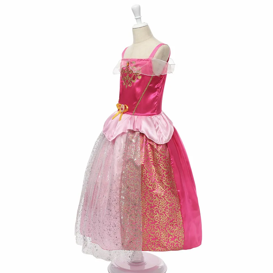 Aurora Dress For Girls Princess Sleeping Beauty Sequined Fancy Up Costume Children Kids Halloween Birthday Party Clothes | Детская