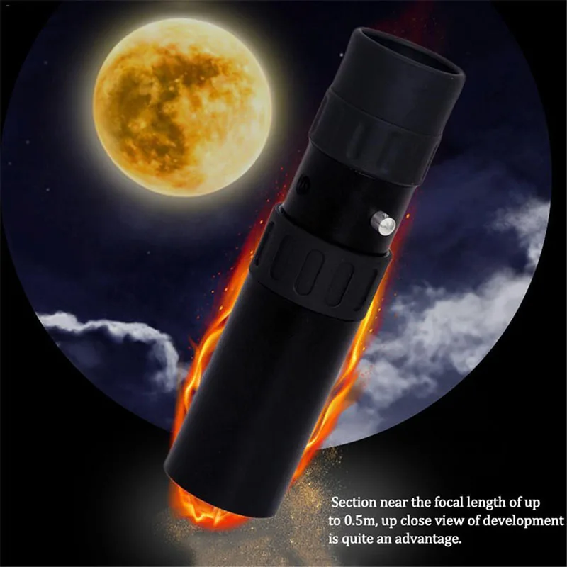 

Portable 10-30x25 Zoom Monocular Pocket Telescope for Outdoor Hiking Travel ED-shipping