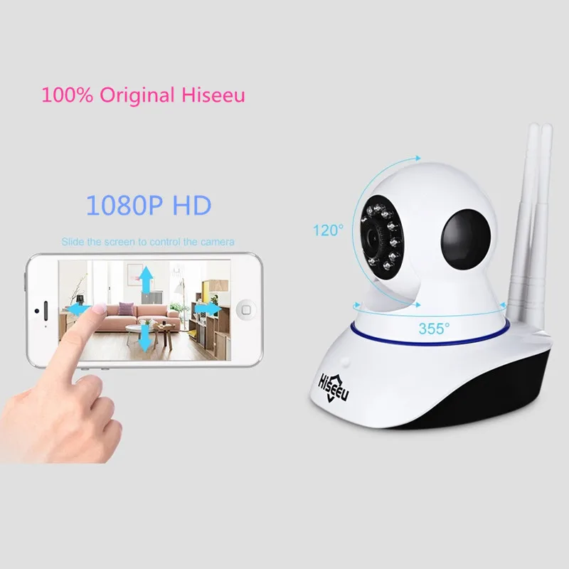 Hiseeu FH1C 1080P HD ip камера беспроводная домашняя для безопасности наблюдения Wifi ночное